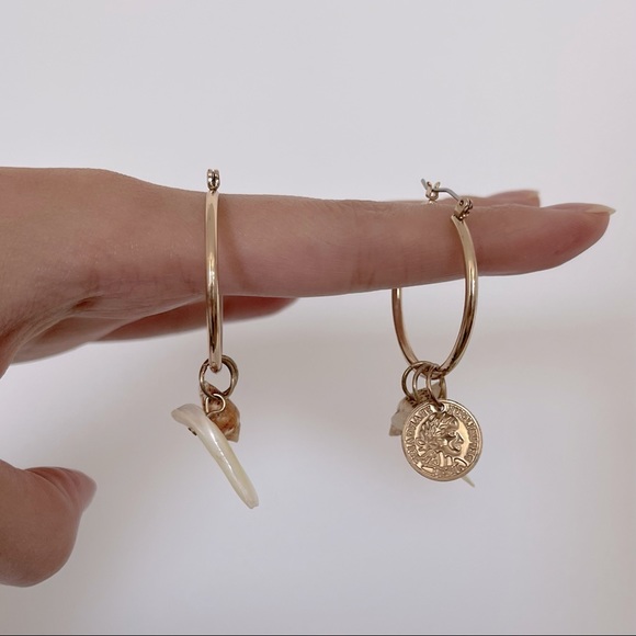 Garage cute seashell earrings - Picture 2 of 3